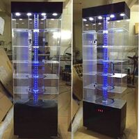 Acrylic floor rotating display stand for glasses, frames, cases and accessories 18006F-1, size 176 * 58 cm