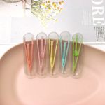 Plastic tweezers with individual pencil-box packaging X882, size 8.0 cm