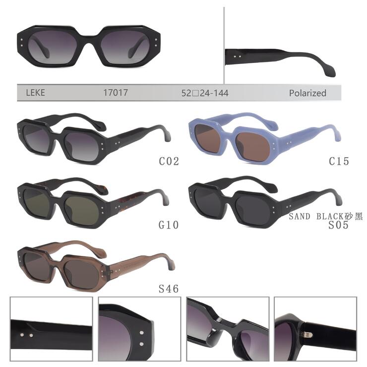 Polarized plastic sunglasses for women Leke LK17017