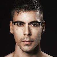 Оправа для очков комбинированная (металл + TR90) с защитой от синего света, с флексом FA87128