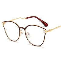 Metal glasses with blue light and UV protection 9703-GT