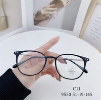 Hybrid frame, metal + TR90, with Blue Block coating SANTA 9550