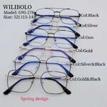 Оправа металлическая ультратонкая мужская с флексом Wilibolo G95-278