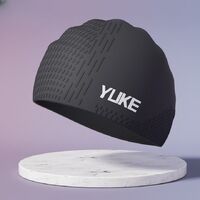 Silicone waterproof swimming cap for adults 021-YU