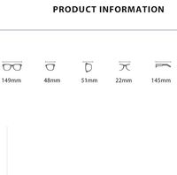 Очки пластиковые TR90 с защитой от синего света Blue Block FENQI F8088