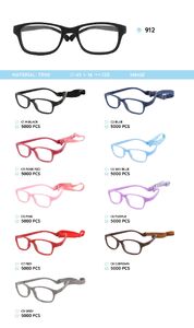 TR90 plastic eyeglasses frame for kids 912TR