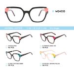 Plastic acetate eyeglasses frame WD4335