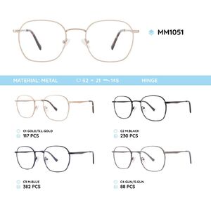 Metal men's frame for glasses MM1051