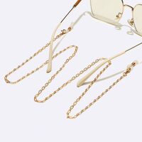 Gold-colored metal non-slip chain, for glasses and masks GL1636
