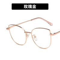 Metal glasses with blue light protection for women 35036-PN