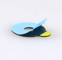 Липкий сегмент (липучки, слиперы, противоскользящие накладки для блокировки оптических линз) для линз, красныйи синий цвет DAS1913