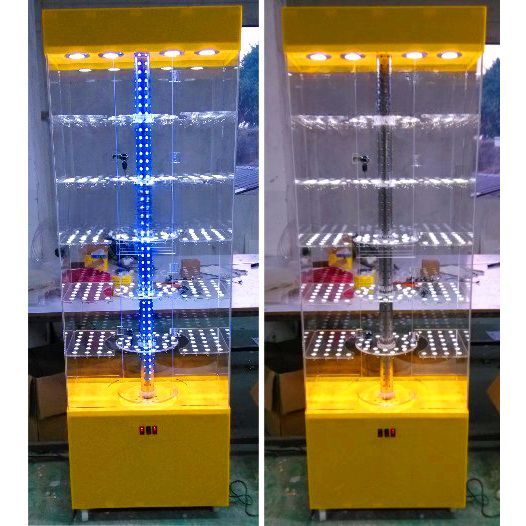Acrylic floor rotating display stand for glasses, frames, cases and accessories 18006F-3, size 176 * 58 cm