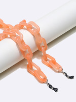 Metal glasses chain with hollow stars and moons GL1313