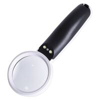 Magnifier with universal backlight, magnifying glass with handle 6H-3-XX, diameter 55 mm, magnification: 7Х