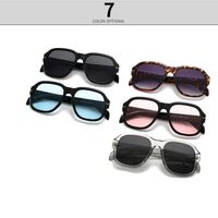 Plastic sunglasses in retro square frame Elit 9273-EL-1