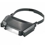 Binocular magnifier with backlight, magnifying glass with head mount 81007-XX, magnification: 1,5Х, 3Х, 6,5Х, 8Х