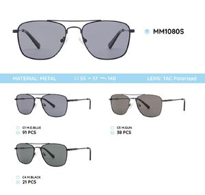 Metal frame polarized sunglasses MM1080S
