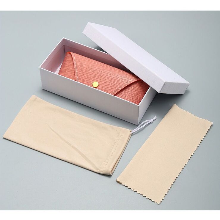 Sunglasses and eyeglasses hard shell case + extra kit AL679295987593