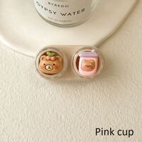 Mini soft contact lens kit retractable W-CT25米盒杯熊