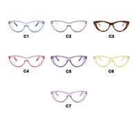 Plastic TR90 glasses with blue light protection for women 25203-PN
