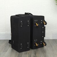 Mobile double box (suitcase, trunk, organizer, display case) on wheels for frames and glasses for 195 slots JS-C201004