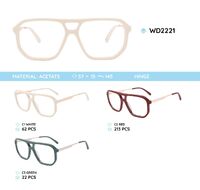 Plastic acetate eyeglasses frame for women WD2221