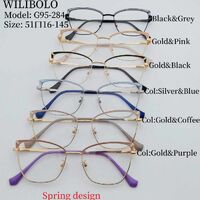 Оправа металлическая ультратонкая женская с флексом Wilibolo G95-284