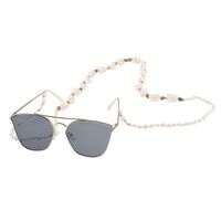 Металлическая нескользящая цепочка золотого цвета, с ракушками, для очков и масок GL342