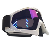 Double anti-fog anti-ultraviolet large spherical panoramic ski goggles HQ600