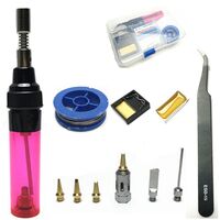 Soldering set, 13 items, with gas soldering pen