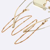 Gold-colored metal non-slip chain, for glasses and masks GL1644