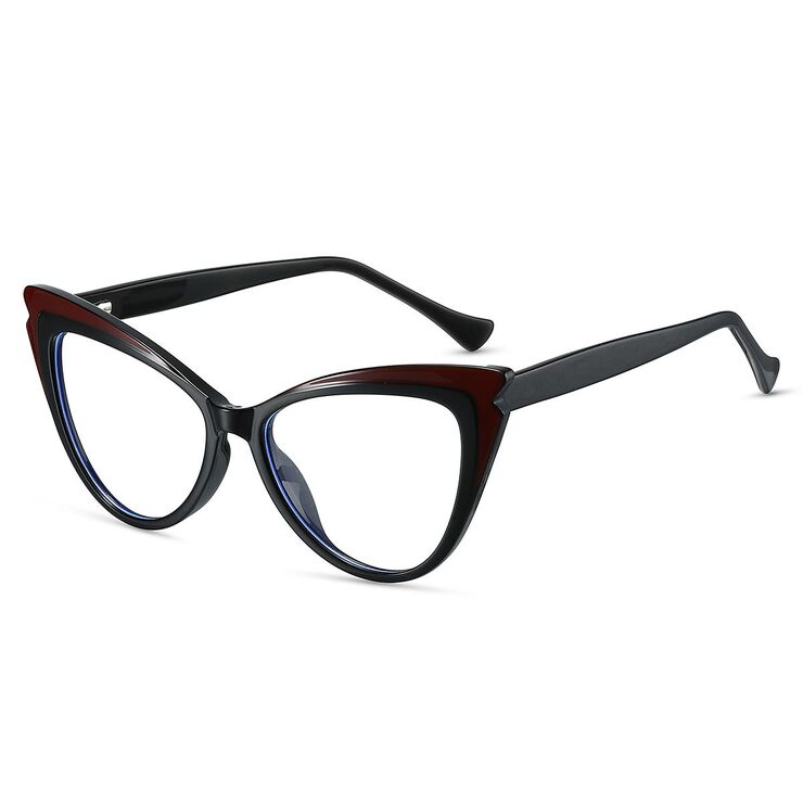 TR90 plastic frame or glasses with blue light protection, with spring hinges FA87292