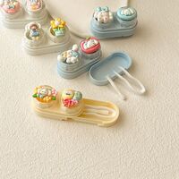 Mini soft contact lens kit retractable W-CT22爱心花狗