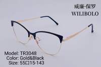Metal + TR90 ultrathin women's frames with spring hinges Wilibolo TR3048