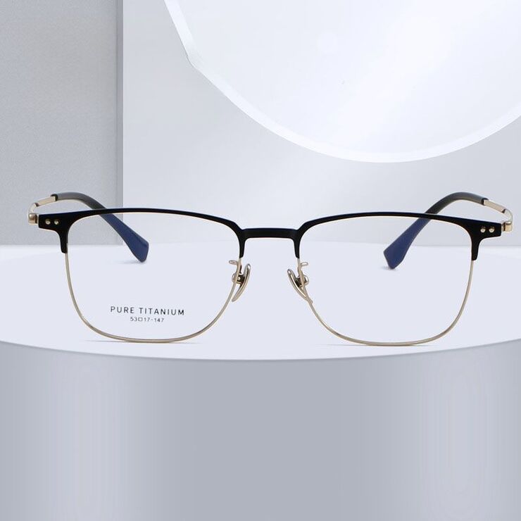 Оправа полуободковая сверхлёгкая титановая MAMO PT08088