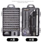 Universal magnetic screwdriver set, 112 in 1 with plastic case