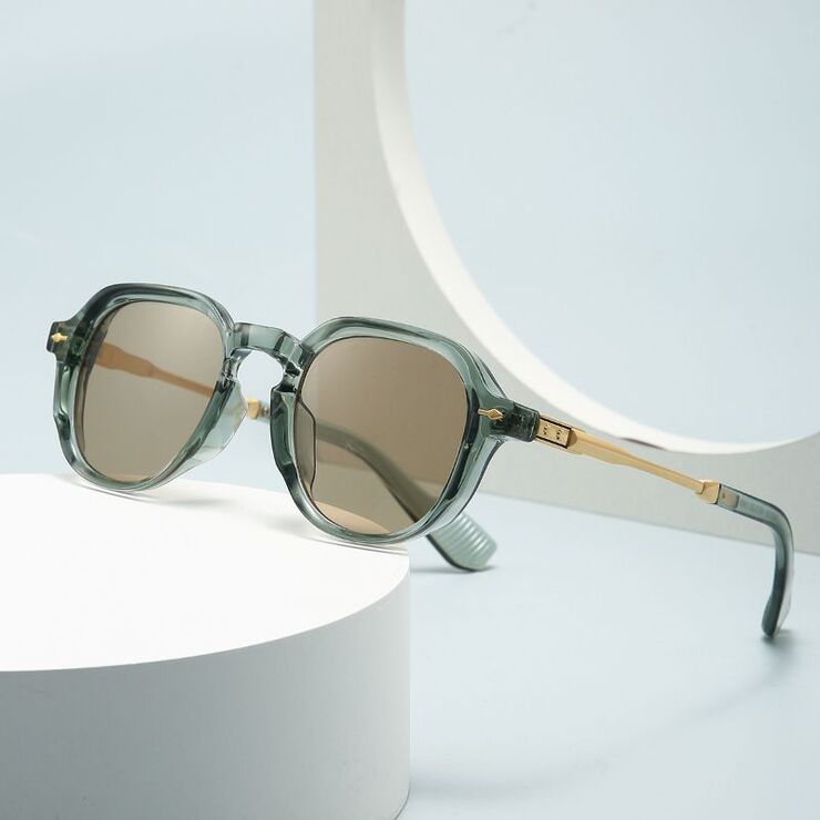 Plastic + metal retro sunglasses Elit 6068-EL