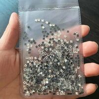 Прямоугольные стразы с плоским дном для ремонта и украшения оправ и очков PD0038