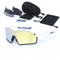Safety shockproof sports goggles+3 caps 骑行-9036-1