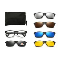 Frames El Dorado with a set of polarized sunglasses bits on the magnet 2203A 每套5件
