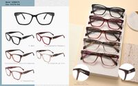 Plastic acetate frame for women, with spring hinges Big City MG6827A
