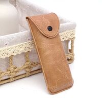 Glasses belt case with button R-5