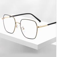 Metal glasses with blue light and UV protection 9651-3-GT