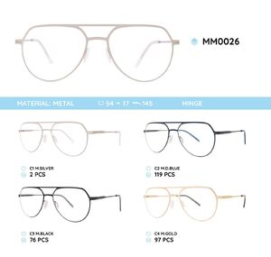 Metal men's frame for glasses MM0026