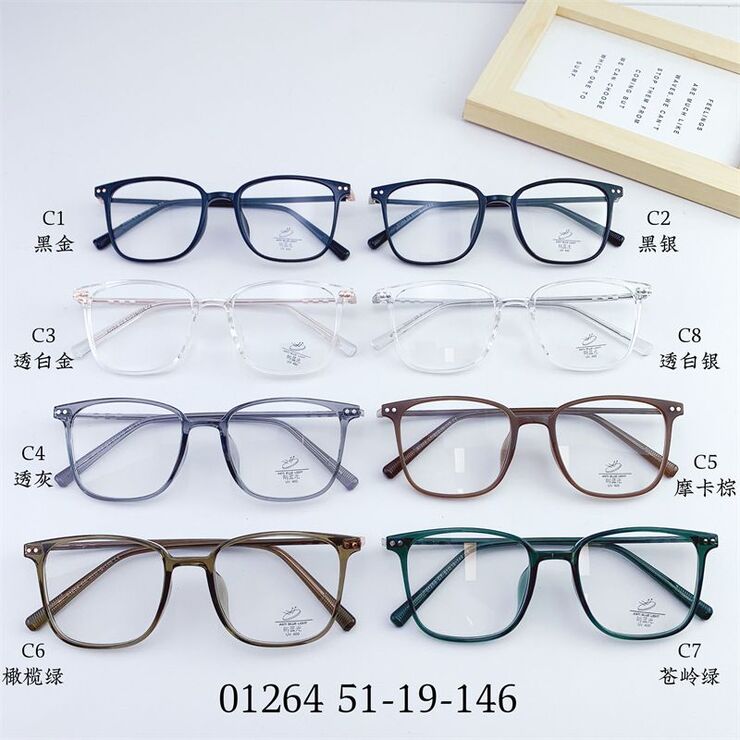 Hybrid frame, metal + TR90, with Blue Block coating SANTA 01264