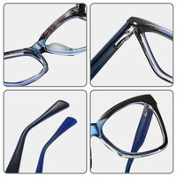 TR90 plastic frame or glasses with blue light protection, with spring hinges FA87273