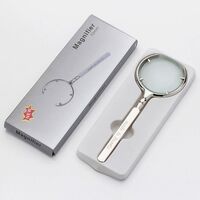 Magnifier, magnifying glass with handle 1110A-XX, diameter: 60 mm, magnification: 8X