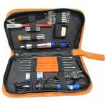Soldering kit, 25 pieces, with electric soldering iron 60 W