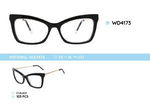 Plastic frames for glasses acetate material WD4173