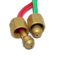 Oxygen-acetylene welding torch for glasses repair HMB000157 with replaceable tips 